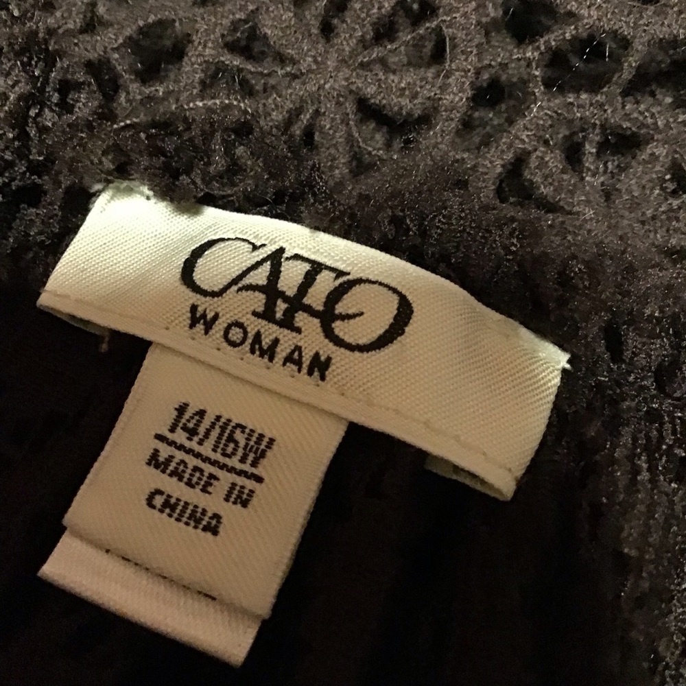 Brown lace boho hippie chic cover up - Picture 2 of 10